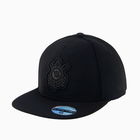 Boné Corinthians Americano - Preto Aba Reta