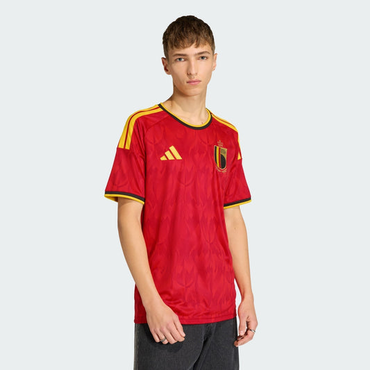 Camisa Bélgica I 26/27 - Torcedor Adidas Masculina - Vermelho