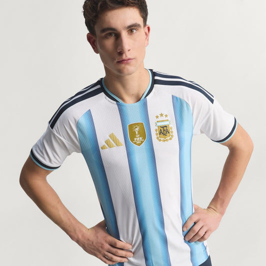 Camisa Argentina I 26/27 - Jogador Adidas Masculina + Patch Campeão do Mundo