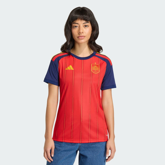 Camisa Espanha Feminina I 26/27 - Torcedor Adidas Vermelha