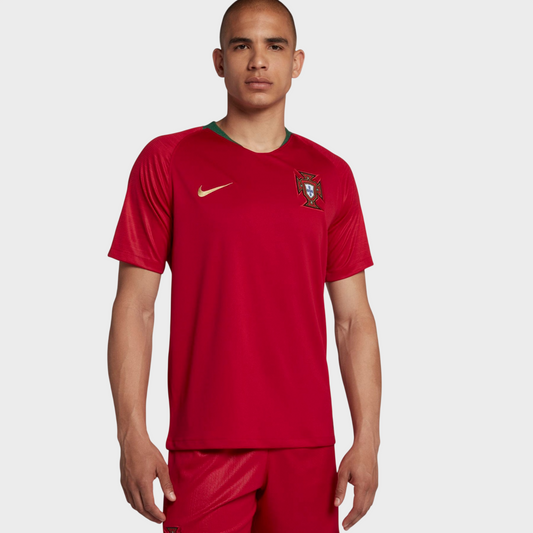 Camisa Portugal I 2018 - Torcedor - Vermelha - Retrô