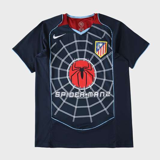 Camisa Atlético de Madrid II 2004/2005 Torcedor Nike Masculina - Retrô