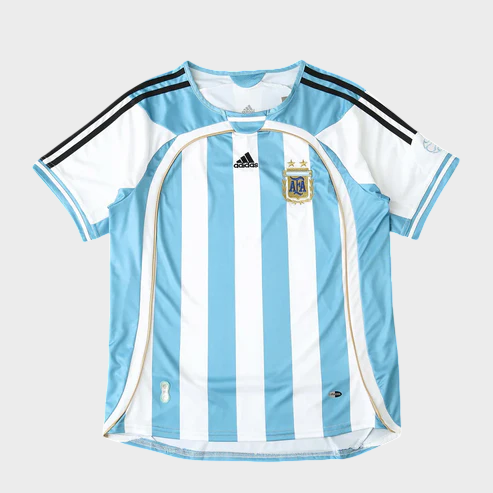 Camisa Argentina I 2006 Adidas - Retrô