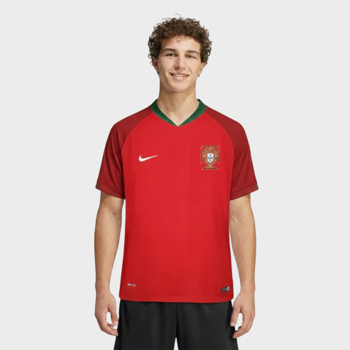 Camisa Portugal I 2016/17 - Torcedor - Vermelha - Retrô